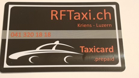 Gutschein Möglichkeit von RF Taxi